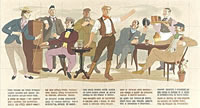Men Drinking, circa 1936