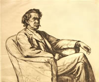 Portrait - possibly of the artist's...