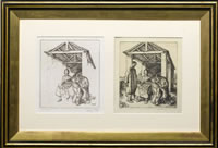 The adoration of the shepherds, 1927