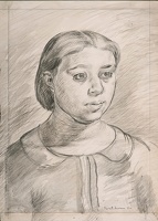 Portrait of a young woman looking to...