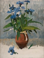 Still life with Mountain cornflower...