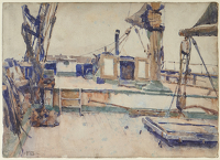 On the Deck of a Boat