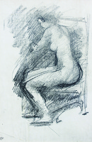 Seated nude