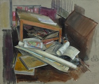 Study for a portrait of Sir Cyril Fox