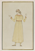The Artist in a Dress of her own Design