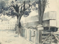 French landscape with tree