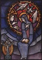 Design for Stained Glass Panel 
