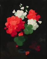 Geraniums, circa 1890