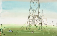 Driving Past the Electricity Pylons