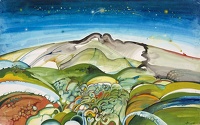 Landscape with Starry Sky