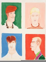 4 Young Men, circa 1970