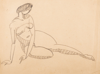 Lying Female Nude