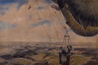 German observation balloons...