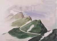 Hills in the mist, Malvern