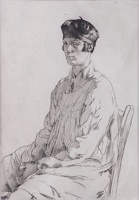 The Beret (portrait of Pindi)