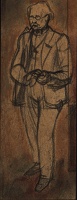 Study for Lutyens conversing with a...