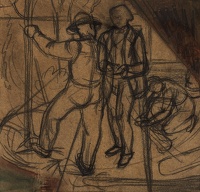 Lutyens conversing with a gardener