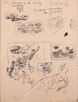 Sketches and designs for an...
