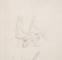 Life study of a young woman, circa 1930