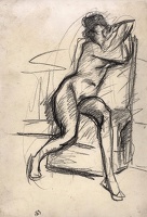 Study of a seated nude