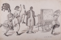 Four Men - Street Players, circa 1926
