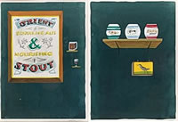 Shelf and Mirror: sketch for m