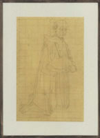 Study for St Martin kneeling