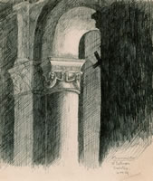 Saintes, Les Arenes et St Eutrope. 1929