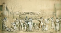 Cartoon for Allegory, circa 1929