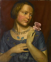 The Welsh Dress - Portrait of Muriel...