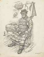Portrait of Mr Carl Eynon, circa 1962