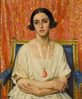 Portrait of Lubov Tchernicheva, 1921