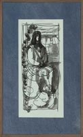 Muse with cello, circa 1950