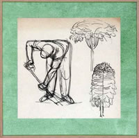 Man gardening, circa 1935