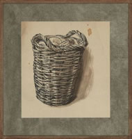 Basket of pears