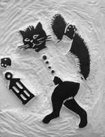 Cat and Lantern (before 1940)