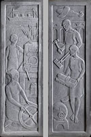 Three panels on the theme of...