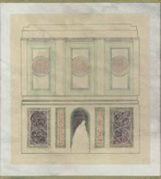 Design for the main staircase of the...