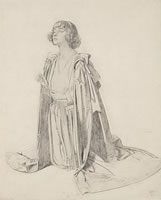 Kneeling Figure of Woman - a Study...