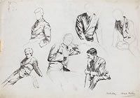 Sheet of studies