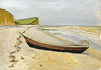 Beached boat
