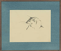 Kay, the artist's daughter, sleeping