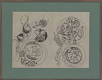 Design for a plate, circa 1920