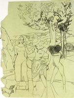 Study for ‘Crossing the Brook’