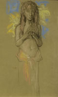 Mural study for St Aidan's Leeds -...
