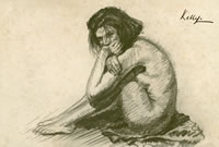 Seated nude