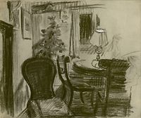 Sitting room with Christmas Tree at...