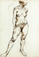 Standing nude