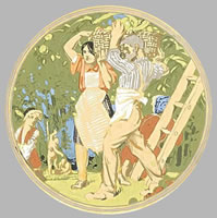 Apple Gatherers, circa 1912