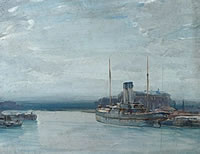 Twilight - twin funnel steamer